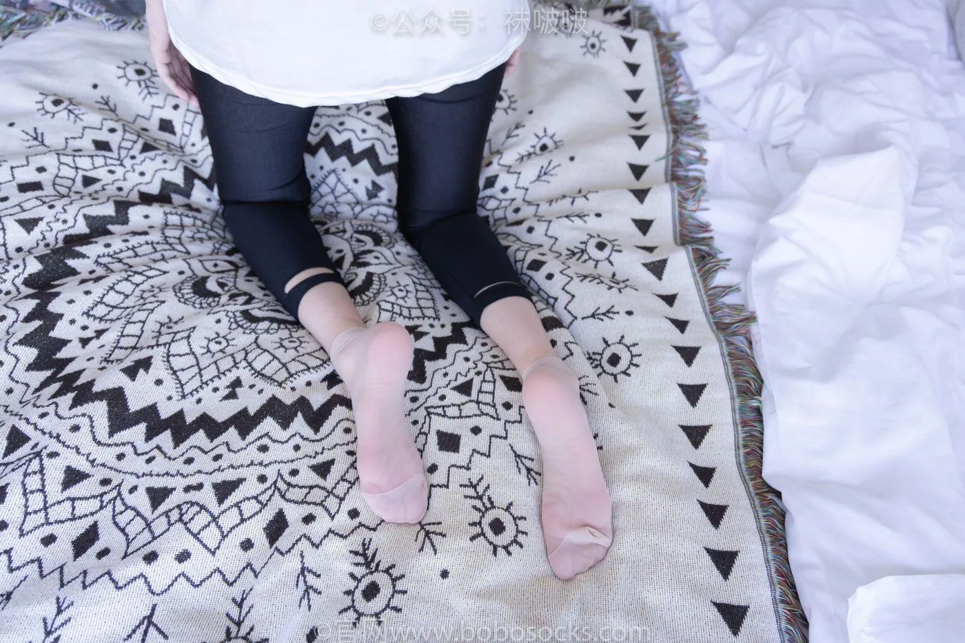 [BoBoSocks袜啵啵]NO.044 稚予-贝壳头、匡威帆布鞋、短肉丝 [154P]插图4